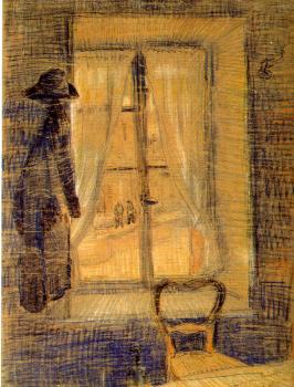 Vincent Van Gogh : View from a Window(Restaurant Chez Bataille)
